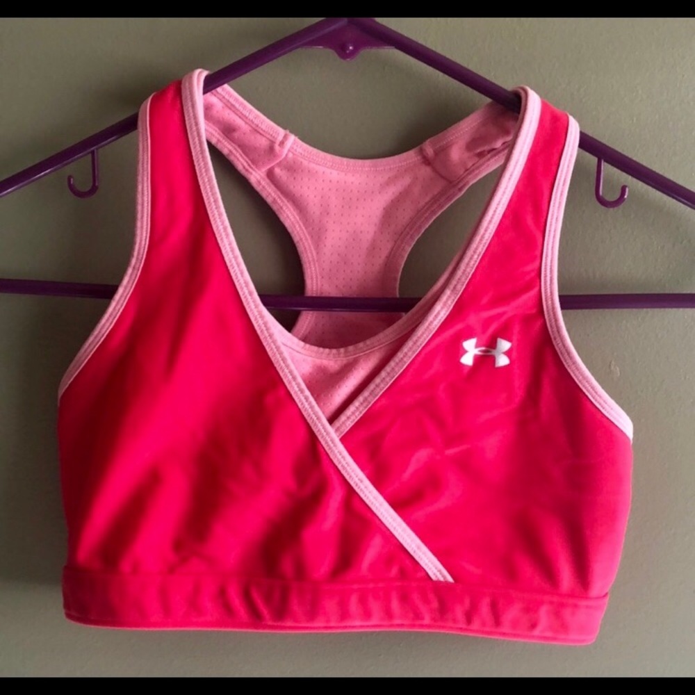 Under Armour Pink Sports Bra Medium